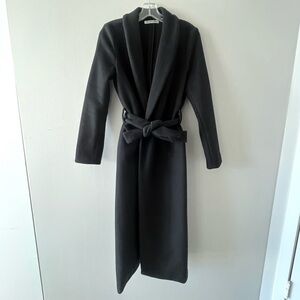 Reformation Greenwich Coat in Black
